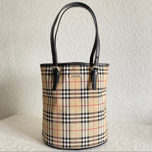 Burberry check bucket tote - Picture 4 of 9